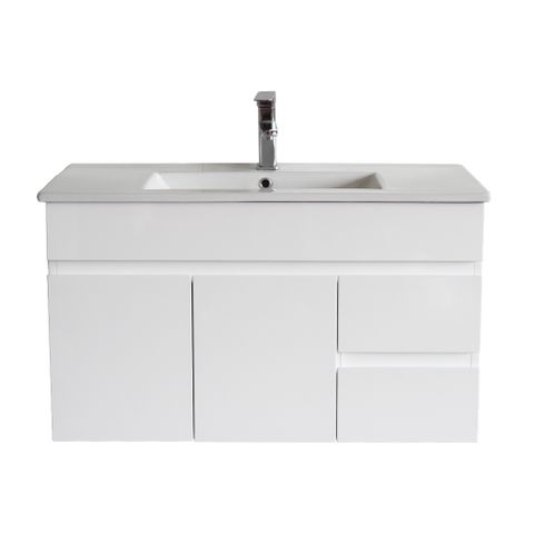 CANALI 900 WH R DRAW VANITY