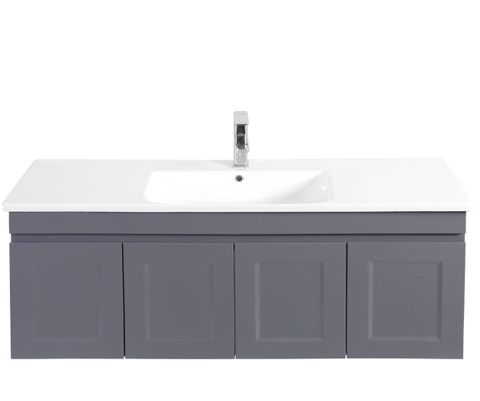 HAMPTON MATTE GREY VANITY 1200MM