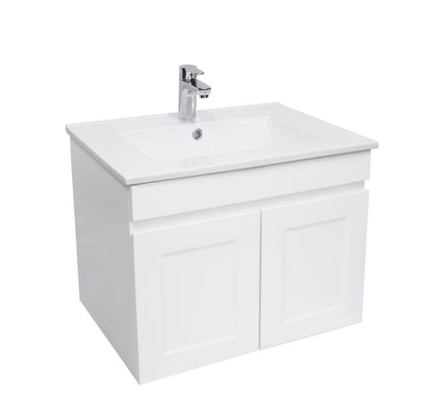 HAMPTON MATTE WHITE VANITY 600MM