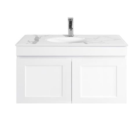 HAMPTON MATTE WHITE VANITY 750MM