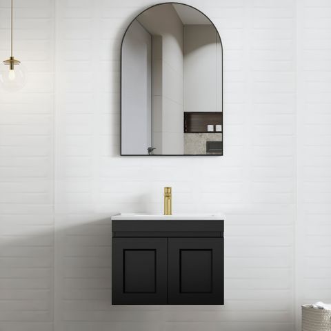 HAMPTON MARK II MATTE BLACK 600 VANITY