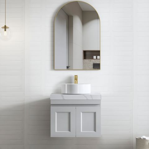 HAMPTON MARK II MATTE GREY 600 VANITY