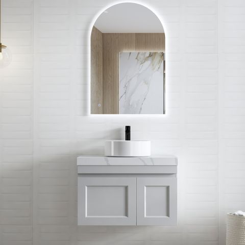 HAMPTON MARK II MATTE GREY 750 VANITY