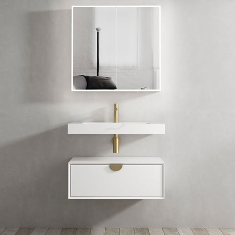 Wall hung vanity