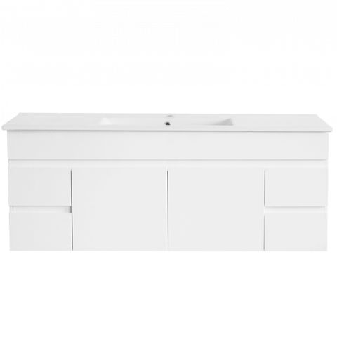 PVC 1500X460 VANITY WH