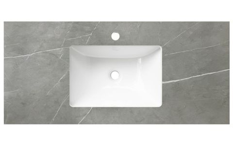 1200 STONE GREY UM WITH BASIN