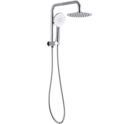 TWIN SHOWER TOP INLET RN CH